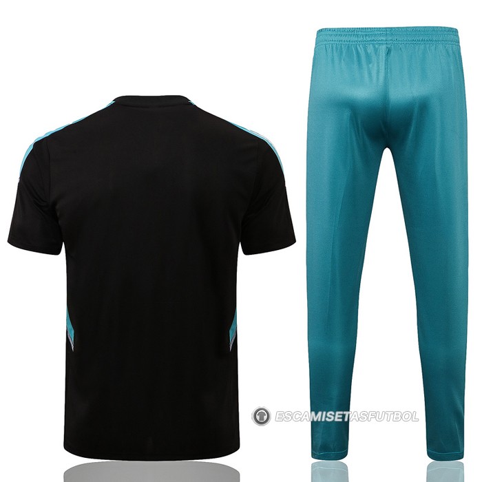 Chandal del Real Madrid Manga Corta 22-23 Negro